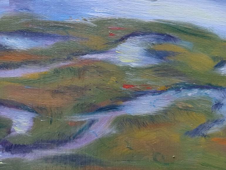 Original Documentary Landscape Painting by Frederick Hurd