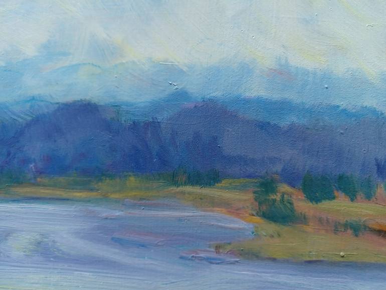 Original Documentary Landscape Painting by Frederick Hurd