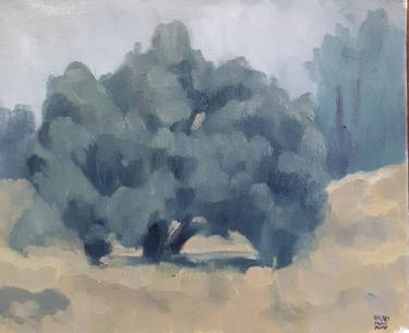 Original Impressionism Tree Paintings by Frederick Hurd