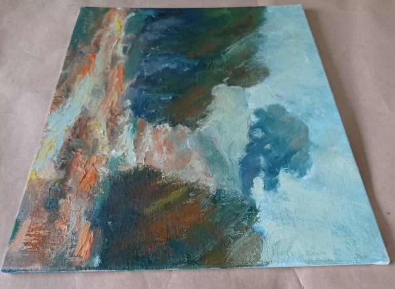 Original Documentary Landscape Painting by Frederick Hurd