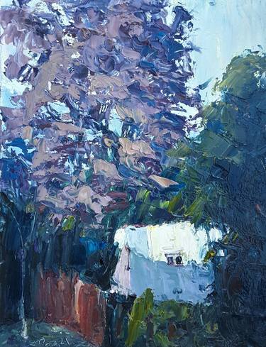 Original Expressionism Tree Paintings by Frederick Hurd