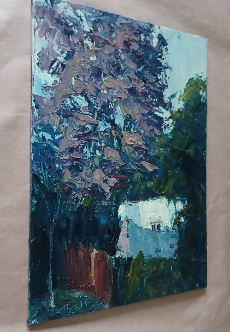 Original Documentary Landscape Painting by Frederick Hurd