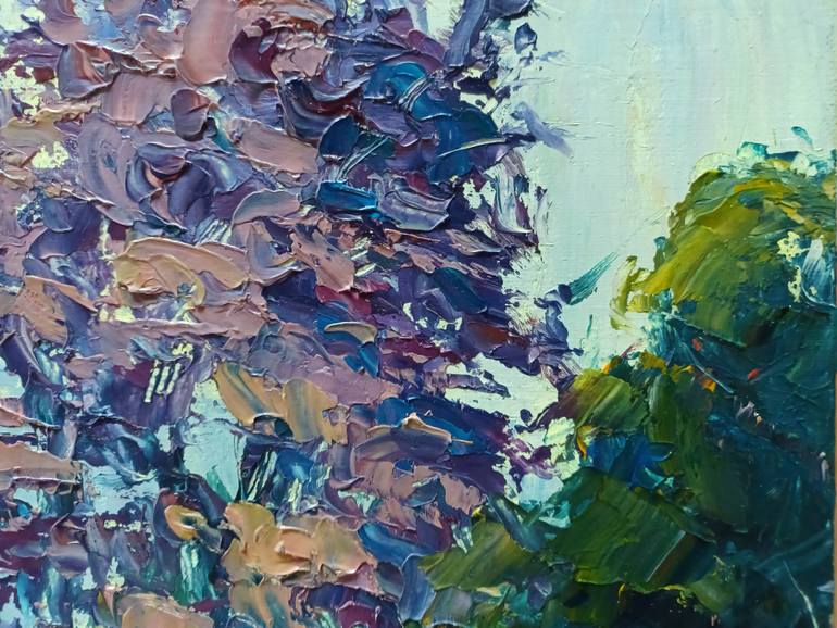 Original Documentary Landscape Painting by Frederick Hurd