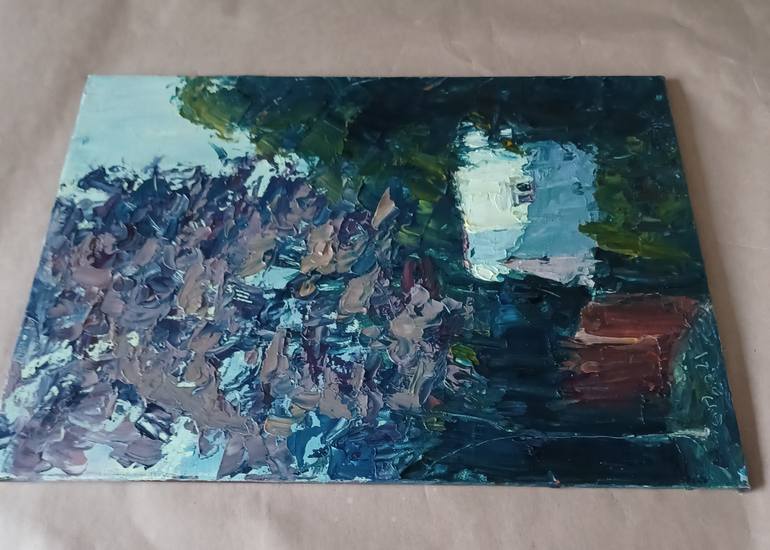 Original Documentary Landscape Painting by Frederick Hurd