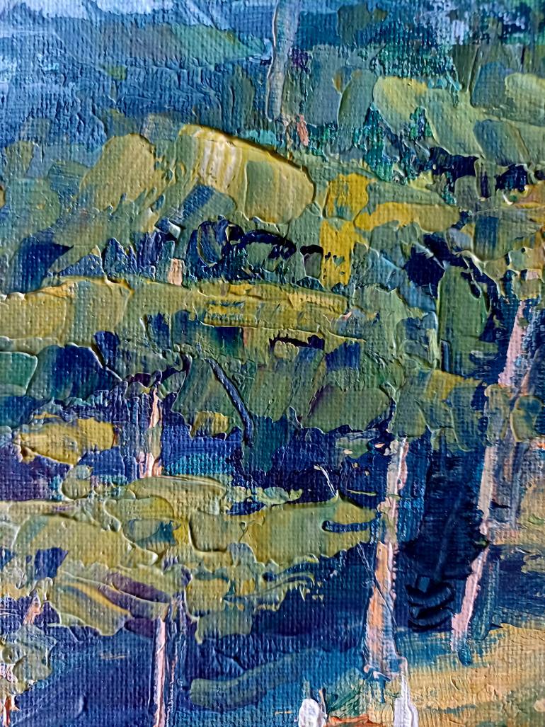 Original Documentary Landscape Painting by Frederick Hurd