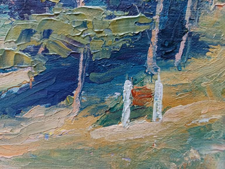 Original Documentary Landscape Painting by Frederick Hurd