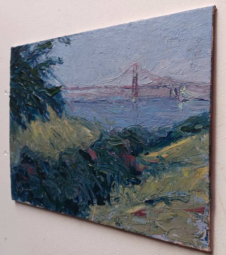 Original Documentary Landscape Painting by Frederick Hurd