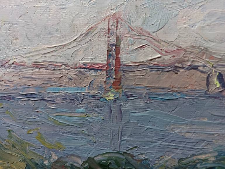 Original Documentary Landscape Painting by Frederick Hurd