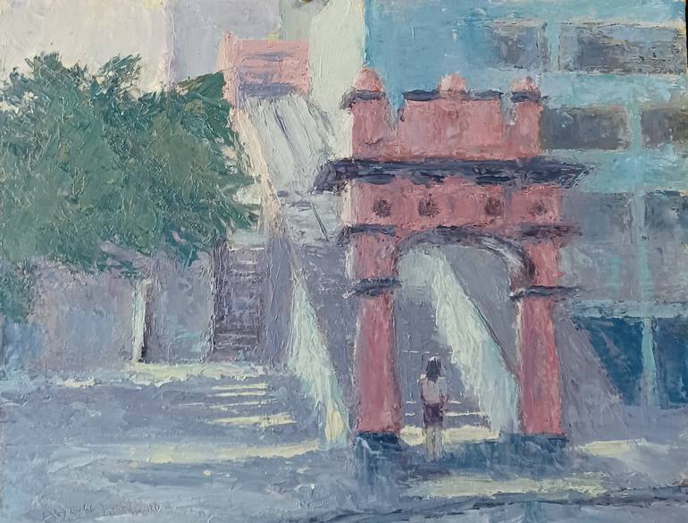 Print of Documentary Cities Paintings by Frederick Hurd