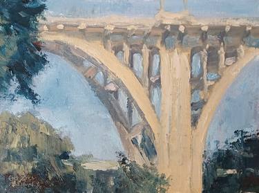 Original Documentary Architecture Paintings by Frederick Hurd