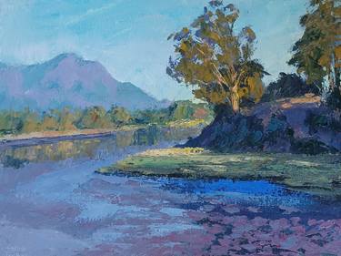 Original Documentary Landscape Paintings by Frederick Hurd