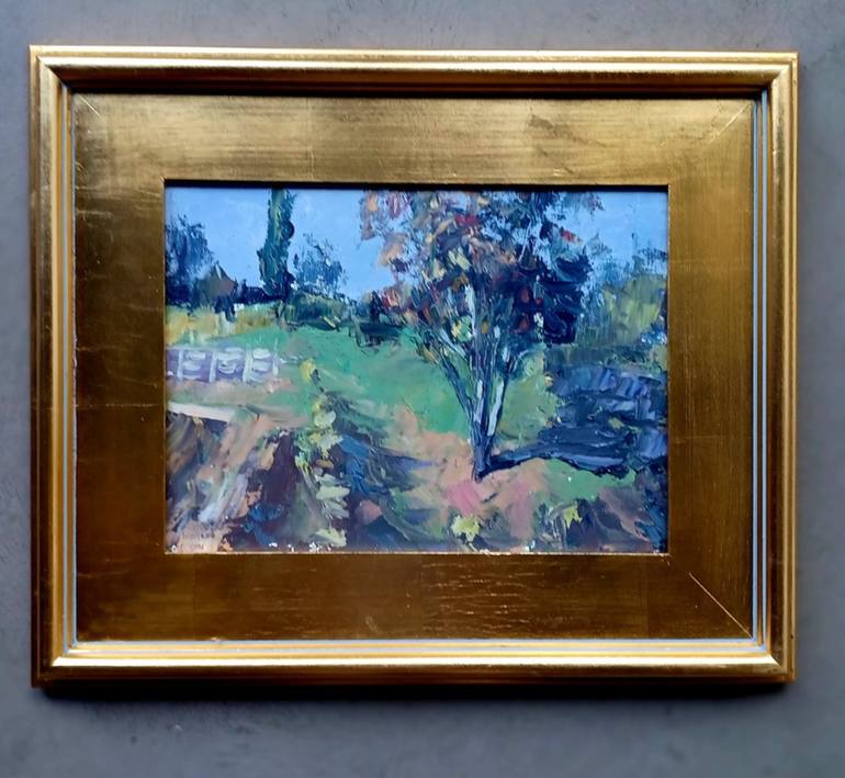 Original Expressionism Landscape Painting by Frederick Hurd