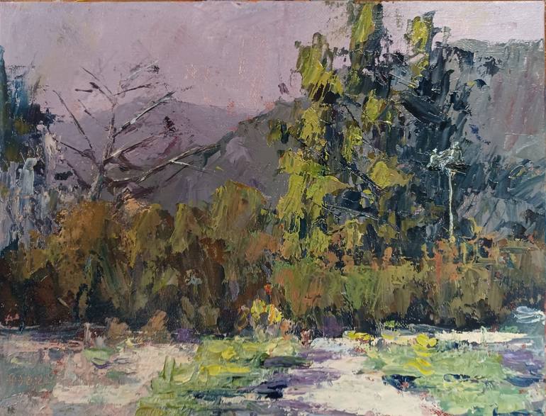 Print of Documentary Landscape Paintings by Frederick Hurd