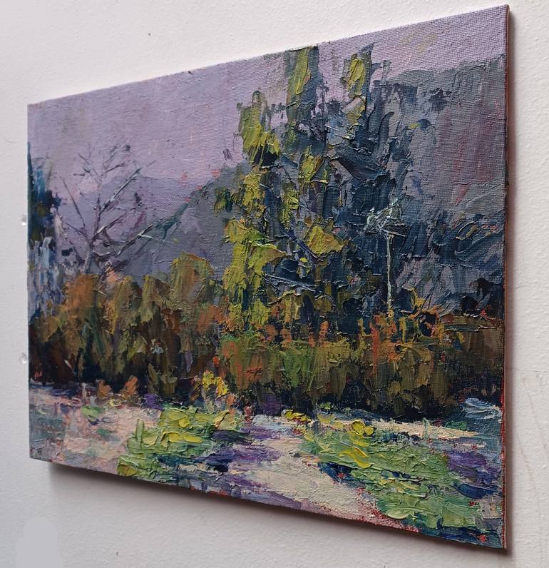 Original Documentary Landscape Painting by Frederick Hurd