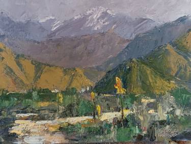 Original Expressionism Landscape Paintings by Frederick Hurd