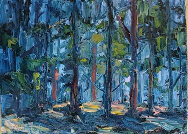 Original Expressionism Landscape Paintings by Frederick Hurd
