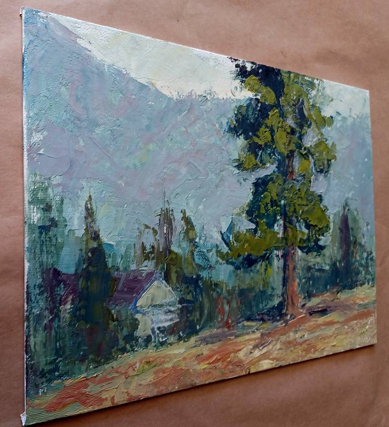 Original Documentary Landscape Painting by Frederick Hurd