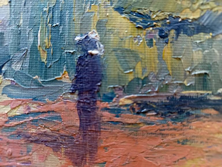 Original Documentary Landscape Painting by Frederick Hurd