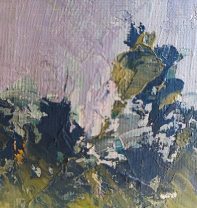 Original Documentary Landscape Painting by Frederick Hurd