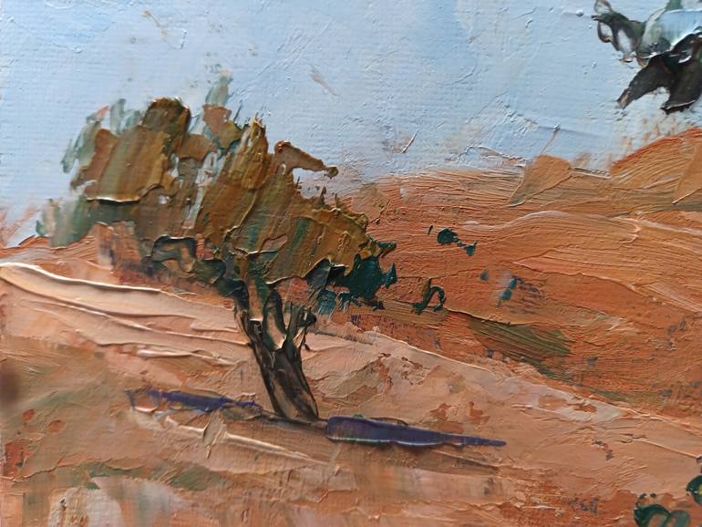 Original Documentary Landscape Painting by Frederick Hurd