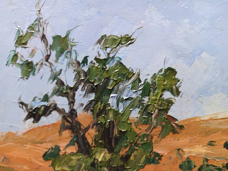 Original Documentary Landscape Painting by Frederick Hurd