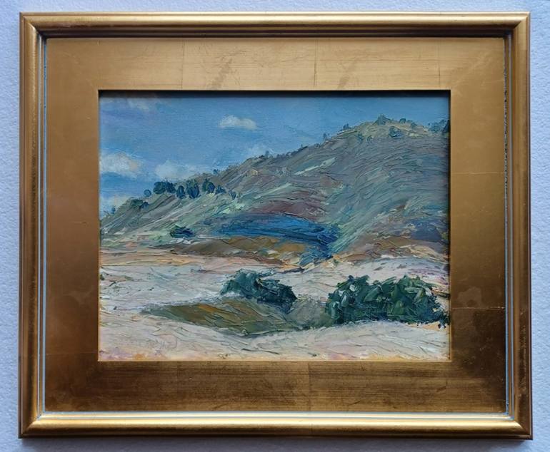 Original Documentary Landscape Painting by Frederick Hurd