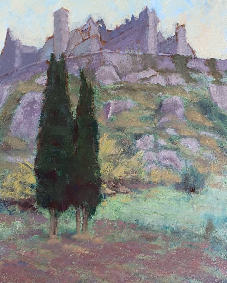 Print of Impressionism Landscape Paintings by Frederick Hurd