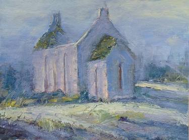 Original Impressionism Architecture Paintings by Frederick Hurd