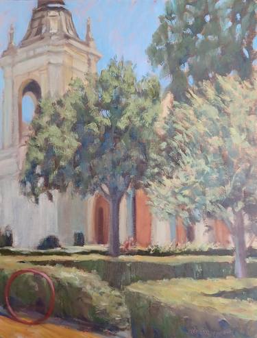 Oak and Olive Trees, Pasadena City Hall thumb