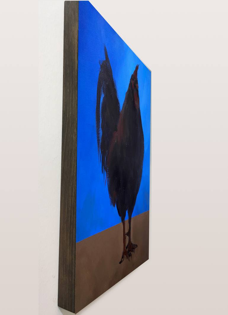 Original Abstract Animal Painting by Nancy Long