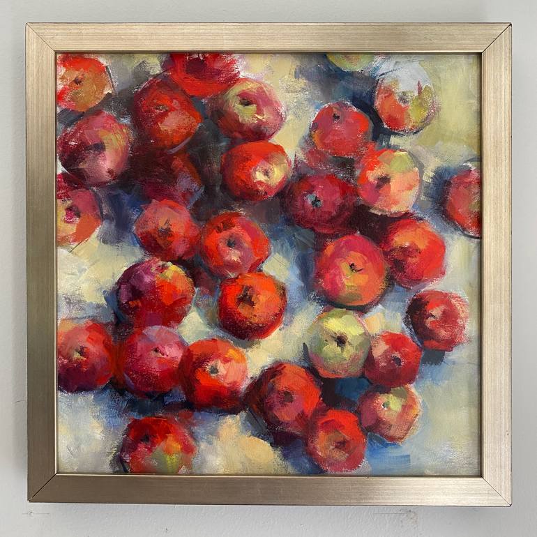 Original Abstract Still Life Painting by Nancy Long