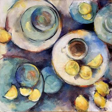Original Abstract Still Life Paintings by Nancy Long