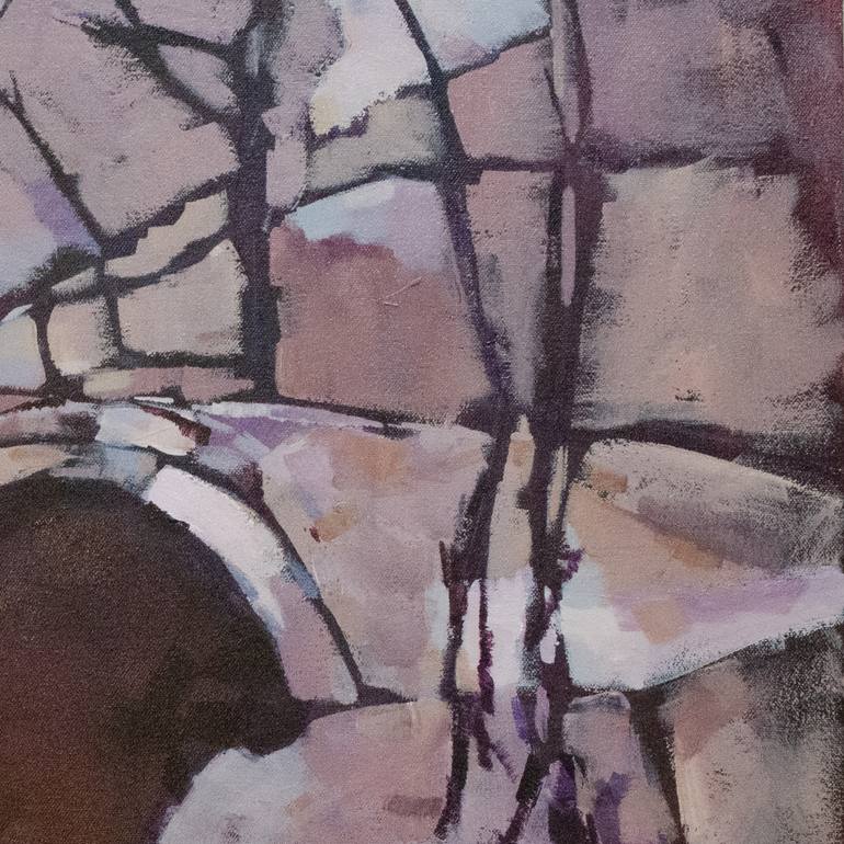 Original Abstract Landscape Painting by Nancy Long