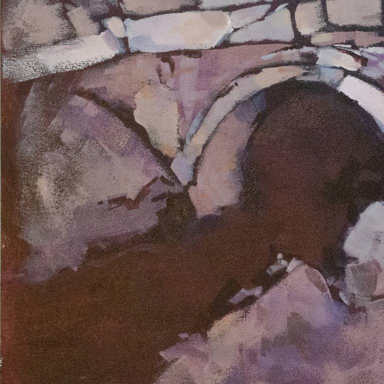 Original Abstract Landscape Painting by Nancy Long