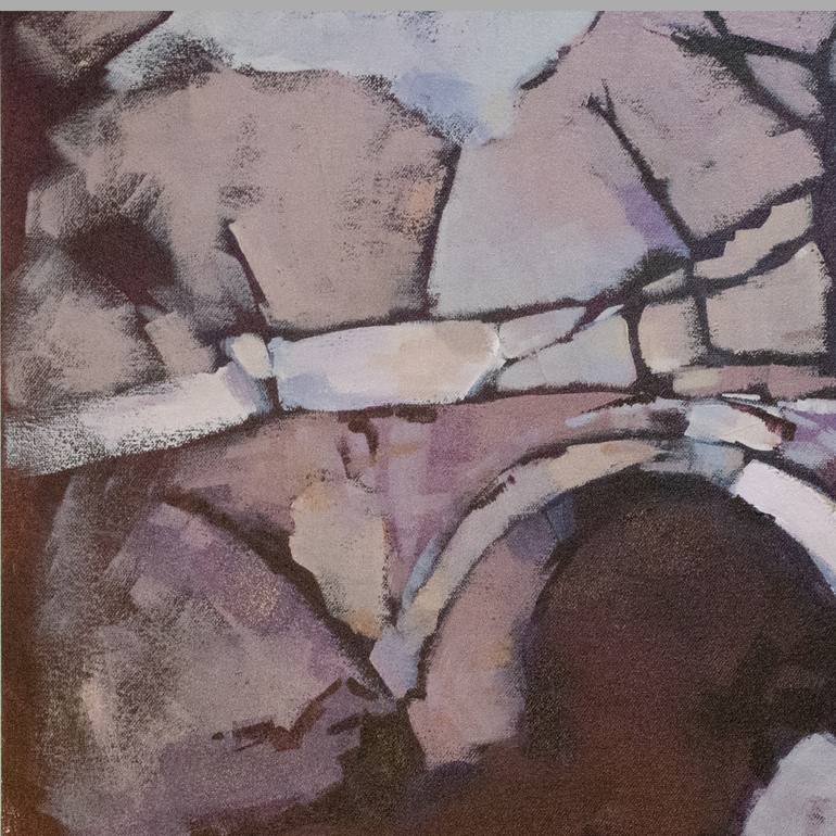 Original Abstract Landscape Painting by Nancy Long