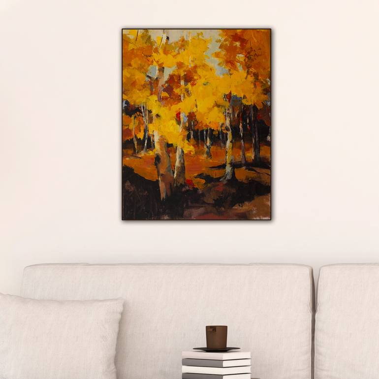 Original Abstract Landscape Painting by Nancy Long