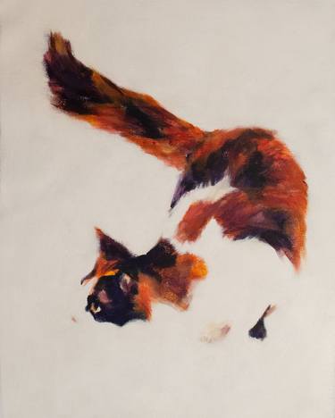 Original Figurative Animal Paintings by Nancy Long