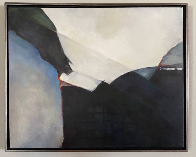 Original Minimalism Abstract Painting by Nancy Long