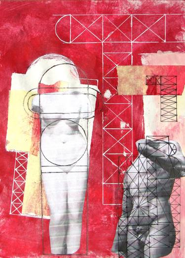 Print of Abstract Body Collage by Karolina Kardas
