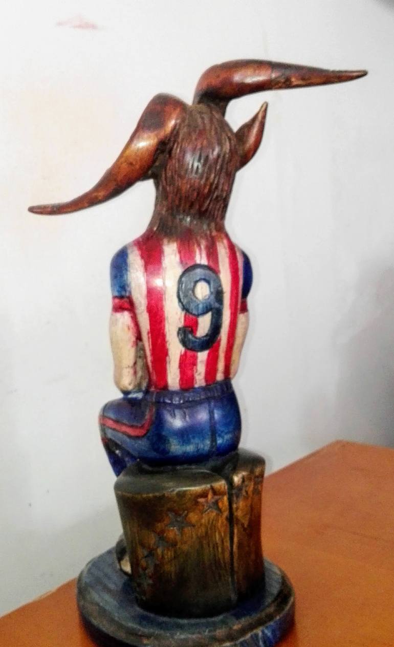 Original Figurative Animal Sculpture by Eufemio Lopez
