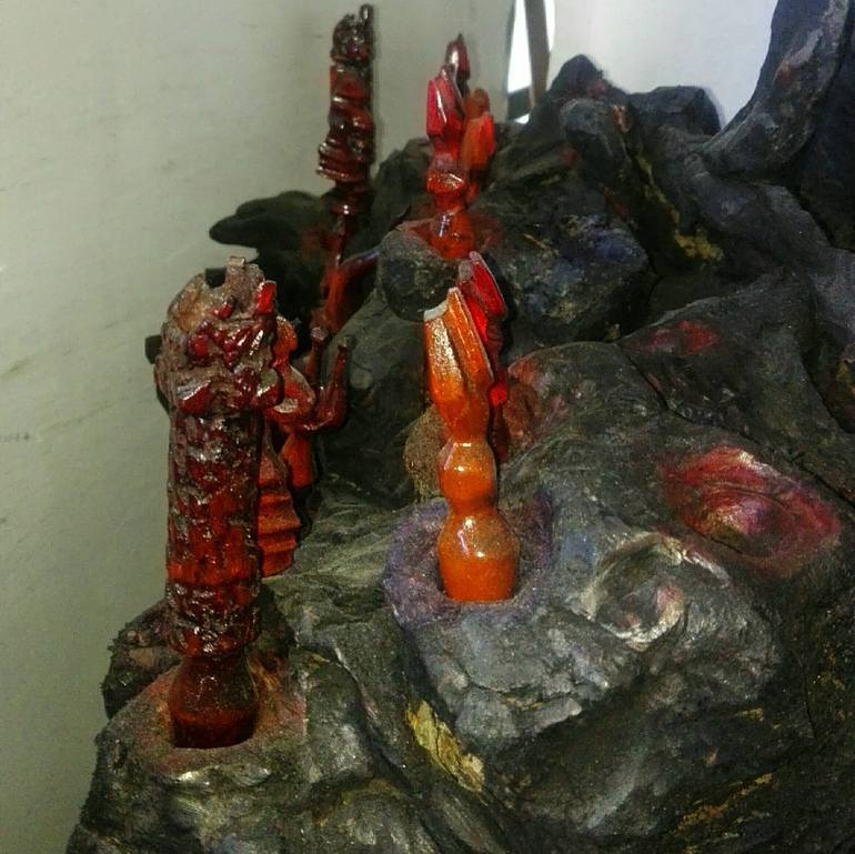 Original Conceptual Sports Sculpture by Eufemio Lopez