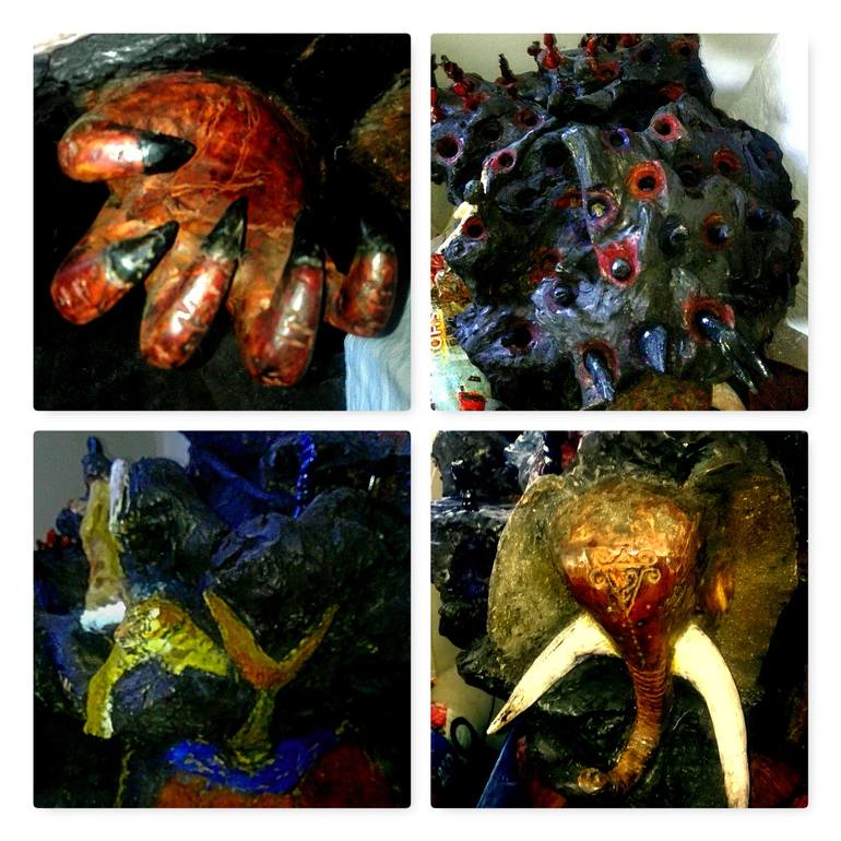 Original Conceptual Sports Sculpture by Eufemio Lopez