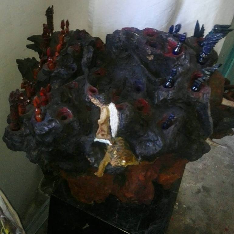 Original Conceptual Sports Sculpture by Eufemio Lopez