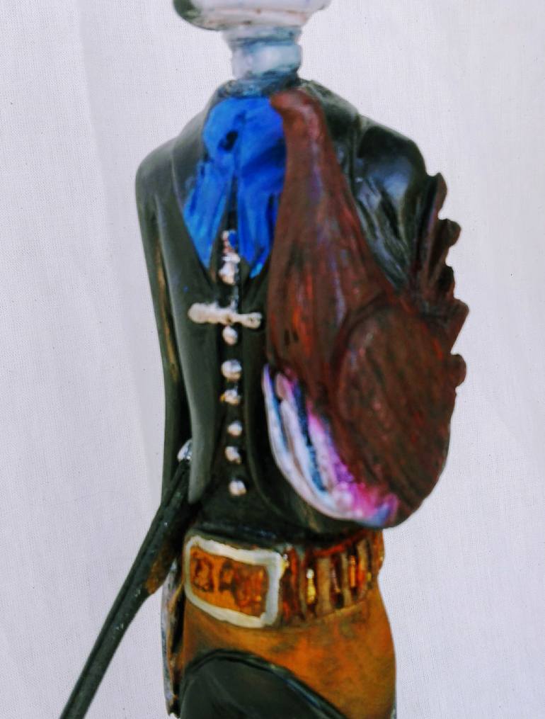 Original Folk Pop Culture/Celebrity Sculpture by Eufemio Lopez