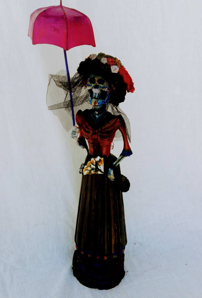 Original Folk Pop Culture/Celebrity Sculpture by Eufemio Lopez