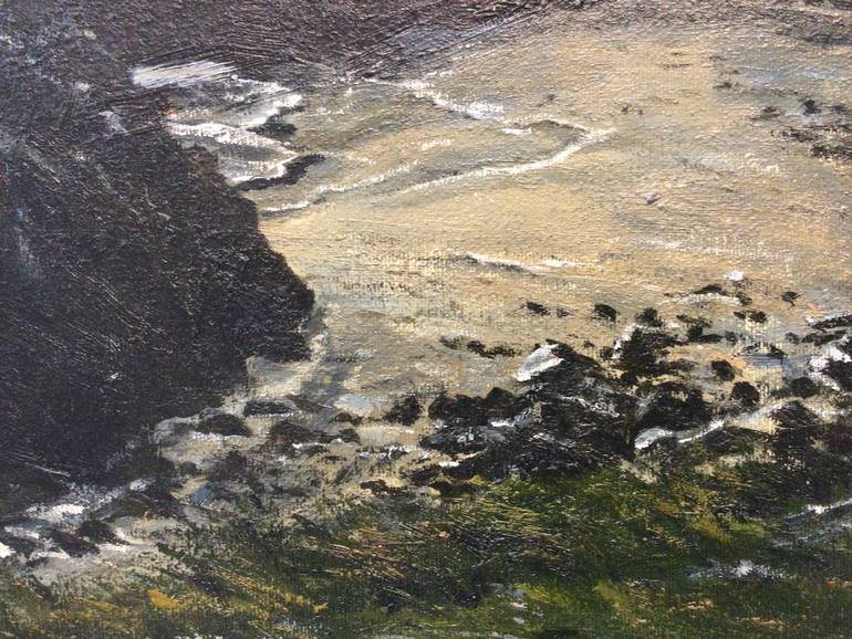 Original Figurative Seascape Painting by Mark Mclaughlin