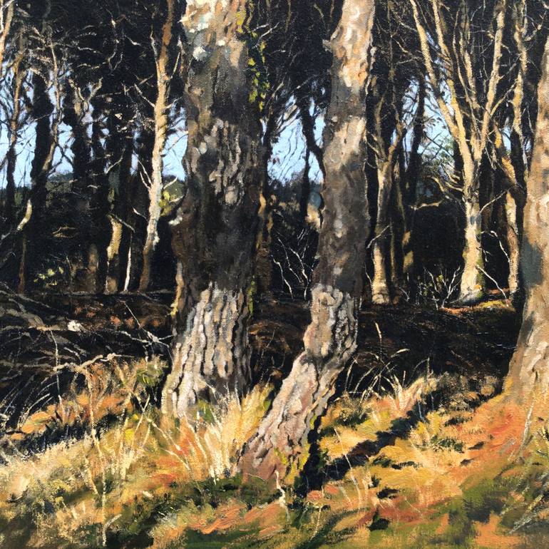 Original Figurative Landscape Painting by Mark Mclaughlin