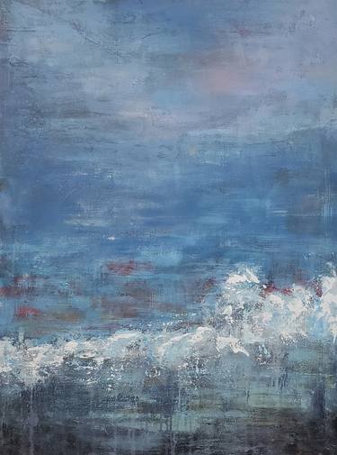 Original Abstract Seascape Paintings by Laurie Henry