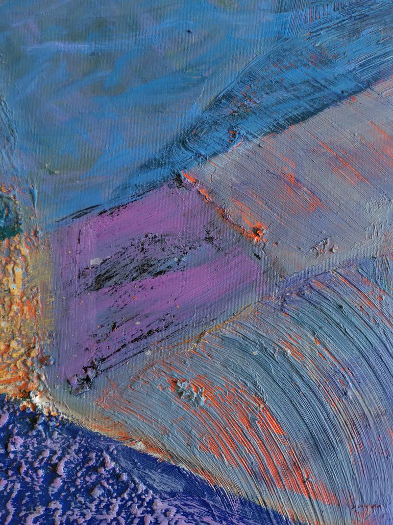 Original Modernism Abstract Painting by Gergana Balabanova