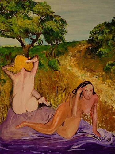 Print of Figurative Landscape Paintings by gianuario manunta